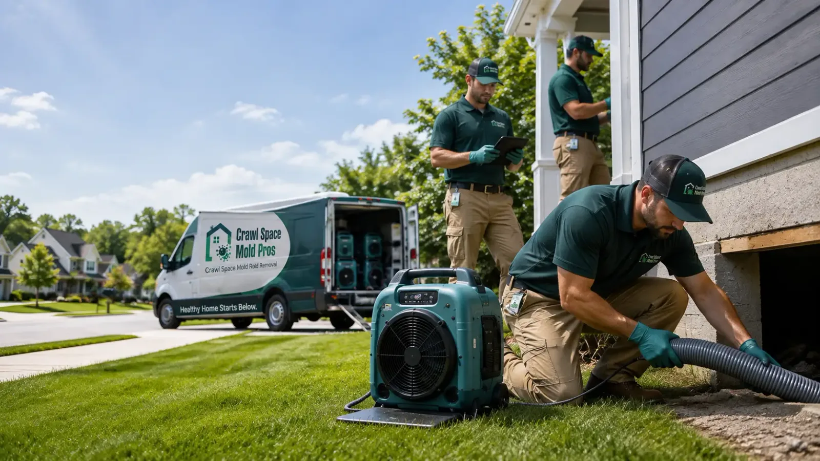 Crawl Space Mold Removal in Eastpointe, MI